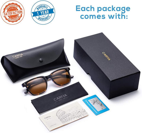 Retro Polarised Sunglasses for Women UV400 Protection Driving Outdoor Acetate Frame