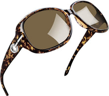 Load image into Gallery viewer, Polarised Sunglasses Womens Trendy Oversized Driving Ladies Sunglasses with UV Protection Big Rectangle Sun Glasses for Women