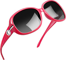 Load image into Gallery viewer, Polarised Sunglasses Womens Trendy Oversized Driving Ladies Sunglasses with UV Protection Big Rectangle Sun Glasses for Women