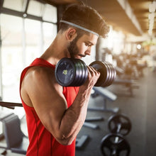 Load image into Gallery viewer, Elastic Non-Slip Sports Headbands Athletic Exercise Sport Football Silicone Grip Mini Sweatband Headwear Outdoor