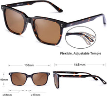 Load image into Gallery viewer, Retro Polarised Sunglasses for Women UV400 Protection Driving Outdoor Acetate Frame