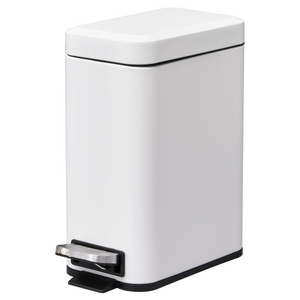 5L Stylish Steel Pedal Bin - Compact, Chic & Easy-Clean for Every Space!