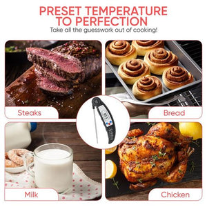 Instant Read Digital Food Thermometer - Accurate & Easy-to-Use Kitchen Tool