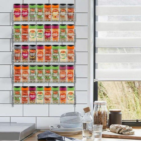 VINSANI 5-Tier Spice Rack - Organize Your Herbs & Spices with Style!