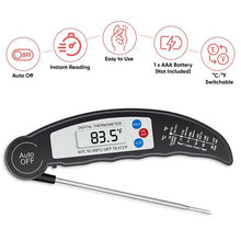 Load image into Gallery viewer, Instant Read Digital Food Thermometer - Accurate &amp; Easy-to-Use Kitchen Tool