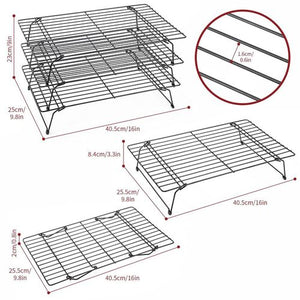 VINSANI Premium Collapsible Cooling Rack - Space-Saving & Non-Stick Design!