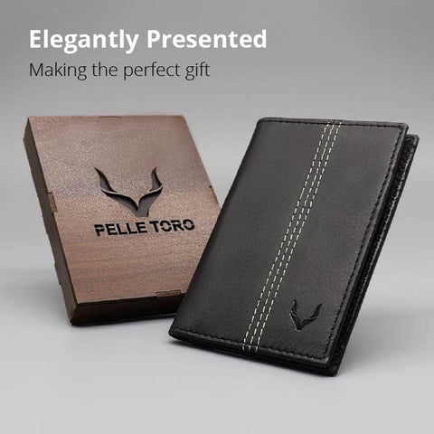 The Ultimate Handmade RFID Blocking Leather Card Holder Wallet for Men, Slim and Stylish