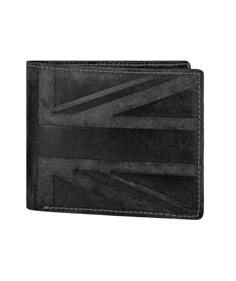 Distressed Leather Mens Wallet with RFID Block Technology