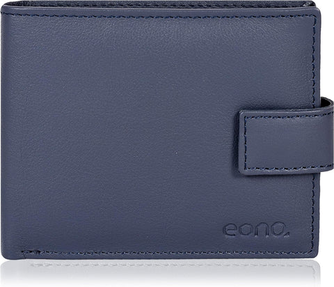 Eono 7 RFID Blocking Leather Wallet with ID & Coin Pocket