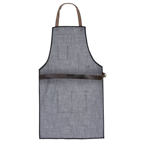 Handcrafted Classic Chef Leather Aprons for mens and womens -