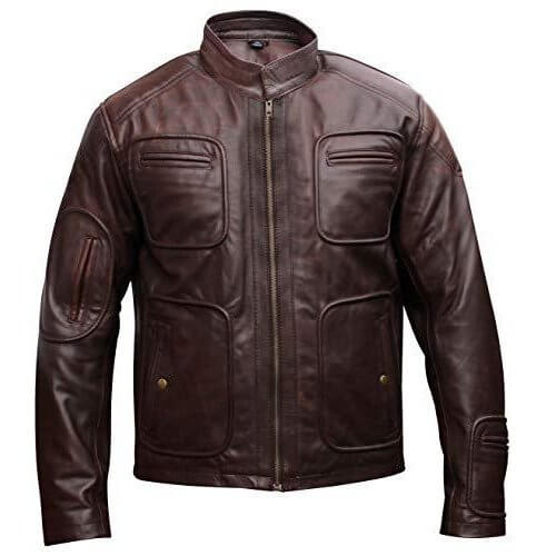Kirk Motorcycle Star Trek Vintage Brown Leather Jacket– Charlie London ...