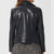 Ladies Dakota Soft Leather Jacket in Black -