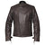 Mens Distressed Grey David Beckham Kendal Leather Jacket -