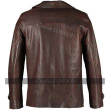 Load image into Gallery viewer, Men&#39;s Heist Antique Vintage Brown Leather Jacket -