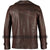 Men's Heist Antique Vintage Brown Leather Jacket -