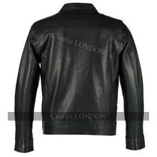 Load image into Gallery viewer, Men&#39;s Looper Black Joseph Gordon-Levitt Leather Jacket -