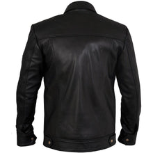 Load image into Gallery viewer, Men&#39;s Lynch Black Leather Jacket -