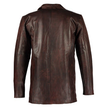 Load image into Gallery viewer, Men&#39;s Max Payne Vintage Brown Leather Jacket Coat -