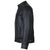Men's Slim Fit Sword Cafe Racer Black Soft Leather Jacket -