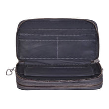 Load image into Gallery viewer, Men&#39;s Smart Grey Leather Wallet Purse -