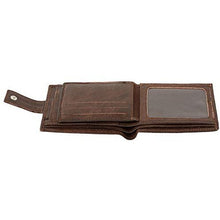 Load image into Gallery viewer, Mens Smart Trifold Wallets RFID Protected Genuine Leather with Coin Pockets, Card Holder with Gift Box -