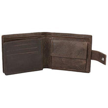 Load image into Gallery viewer, Mens Smart Trifold Wallets RFID Protected Genuine Leather with Coin Pockets, Card Holder with Gift Box -