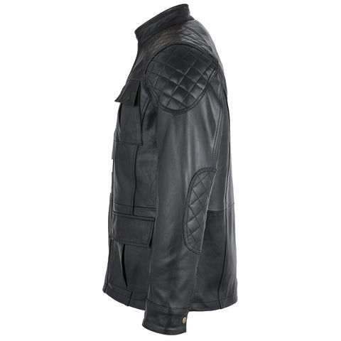 Mens 3/4 Soft Vintage Brown Leather Brontes Jacket