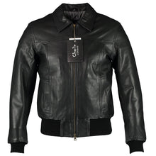 Load image into Gallery viewer, Men&#39;s The Deal Vintage Brown Bomber Leather Jacket -