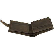 Load image into Gallery viewer, Mens Tri fold Wallet with Coin Pocket - RFID Protected Genuine Leather with Card Holder -