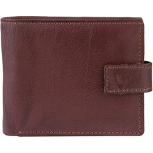 Load image into Gallery viewer, Mens Tri fold Wallet with Coin Pocket - RFID Protected Genuine Leather with Card Holder -