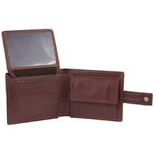 Load image into Gallery viewer, Mens Tri fold Wallet with Coin Pocket - RFID Protected Genuine Leather with Card Holder -
