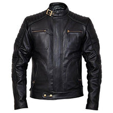 Load image into Gallery viewer, Designer Vintage Brown Weybridge Leather Jacket Mens