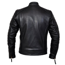 Load image into Gallery viewer, Designer Vintage Brown Weybridge Leather Jacket Mens